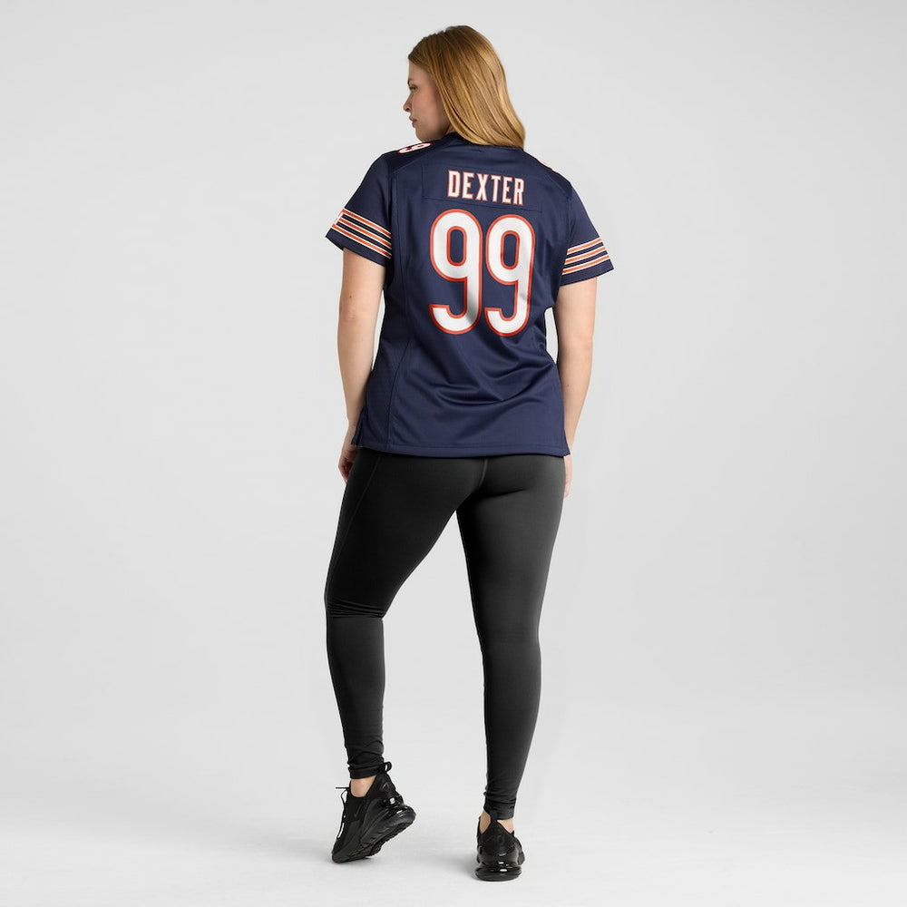 Gervon Dexter Sr Chicago Bears Women's Team Game Jersey Navy