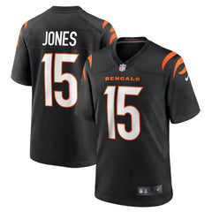 Charlie Jones Cincinnati Bengals Team Game Jersey Black
