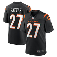 Jordan Battle Cincinnati Bengals Team Game Jersey Black