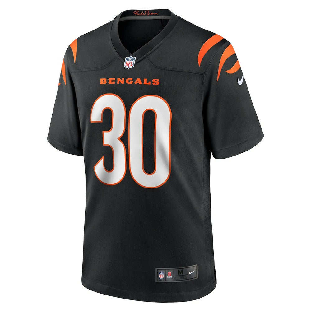 Chase Brown Cincinnati Bengals Team Game Jersey Black