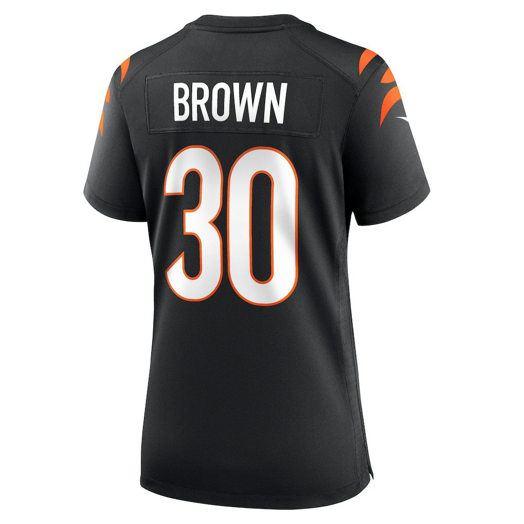 Chase Brown Cincinnati Bengals Women's Team Game Jersey Black
