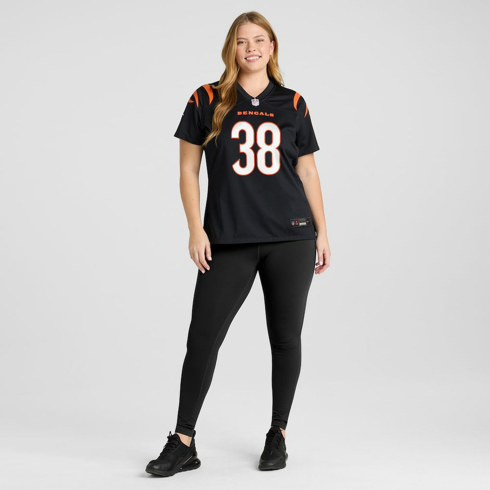 DJ Ivey Cincinnati Bengals Women's Team Game Jersey Black