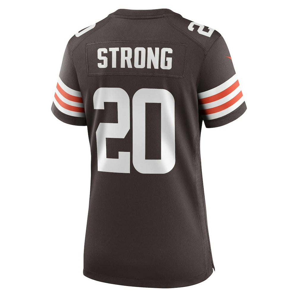 Pierre Strong Jr. Cleveland Browns Women's Team Game Jersey Brown