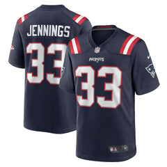 NFL Anfernee Jennings New England Patriots Team Game Jersey - Navy