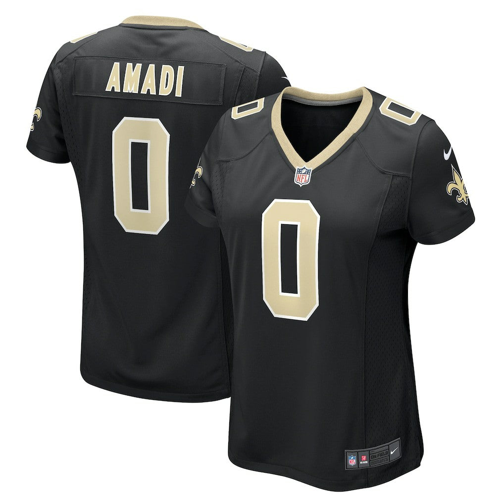 Ugo Amadi New Orleans Saints Women's Team Game Jersey Black