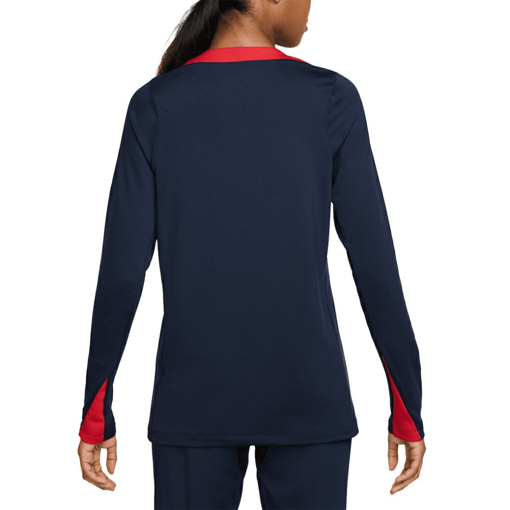 USMNT Women's 2024 Strike Performance Long Sleeve Top Navy
