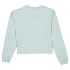 Atlanta Braves New Era Women's Breeze Logo Select Cropped Long Sleeve T-Shirt - Mint T-shirts