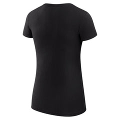 Cincinnati Reds G-III 4Her by Carl Banks Women's Super-Slim Fit Lightweight Love Graphic Team T-Shirt - Black T-shirts