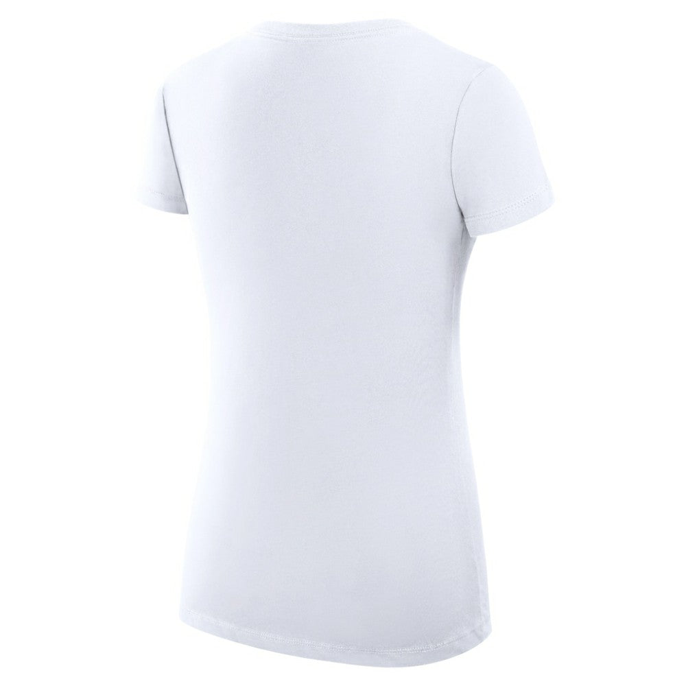 Baltimore Orioles G-III 4Her by Carl Banks Women's Super-Slim Fit Lightweight Love Graphic Team V-Neck T-Shirt - White T-shirts
