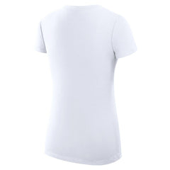 San Diego Padres G-III 4Her by Carl Banks Women's Super-Slim Fit Lightweight Love Graphic Team V-Neck T-Shirt - White T-shirts