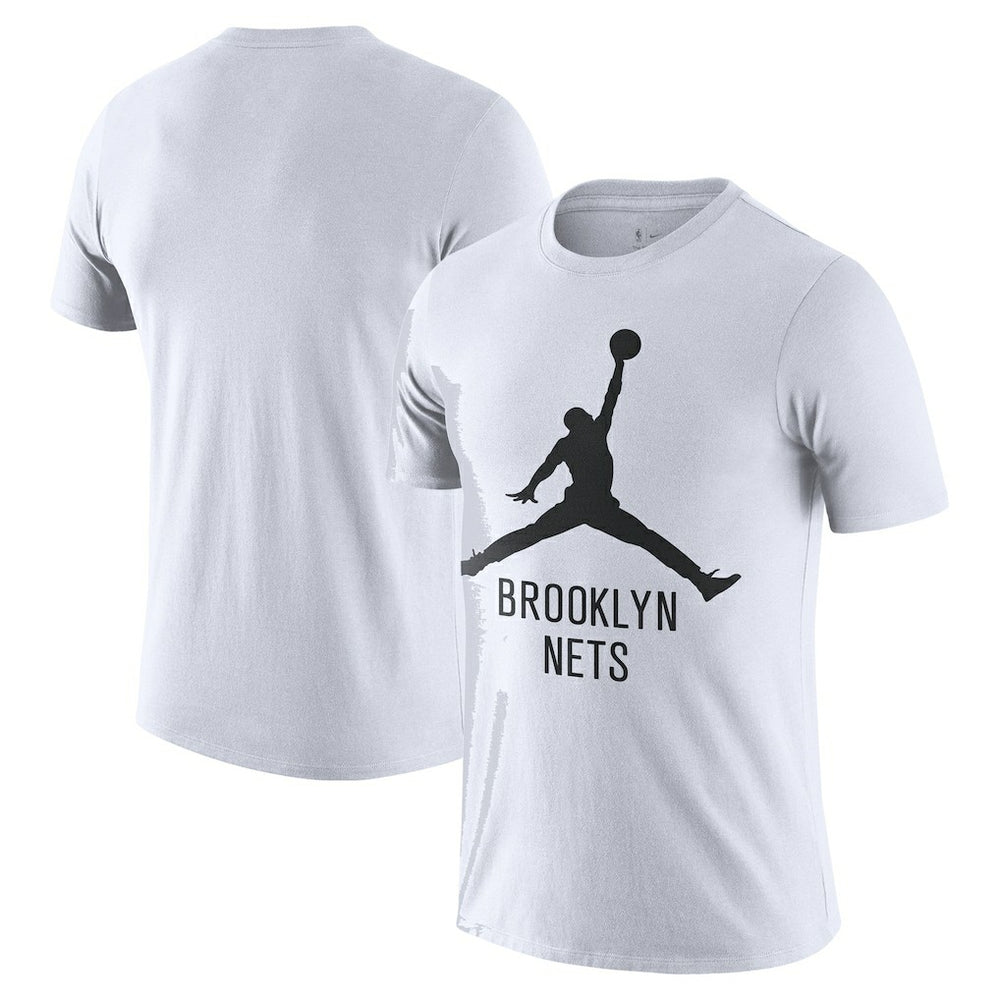 Brooklyn Nets Essential Jumpman T-Shirt White