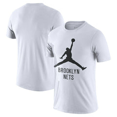 Brooklyn Nets Essential Jumpman T-Shirt White