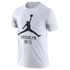 Brooklyn Nets Essential Jumpman T-Shirt White