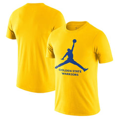 Golden State Warriors Essential Jumpman T-Shirt Gold