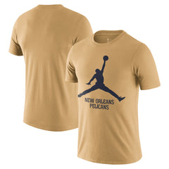 New Orleans Pelicans Essential Jumpman T-Shirt Gold