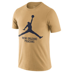 New Orleans Pelicans Essential Jumpman T-Shirt Gold