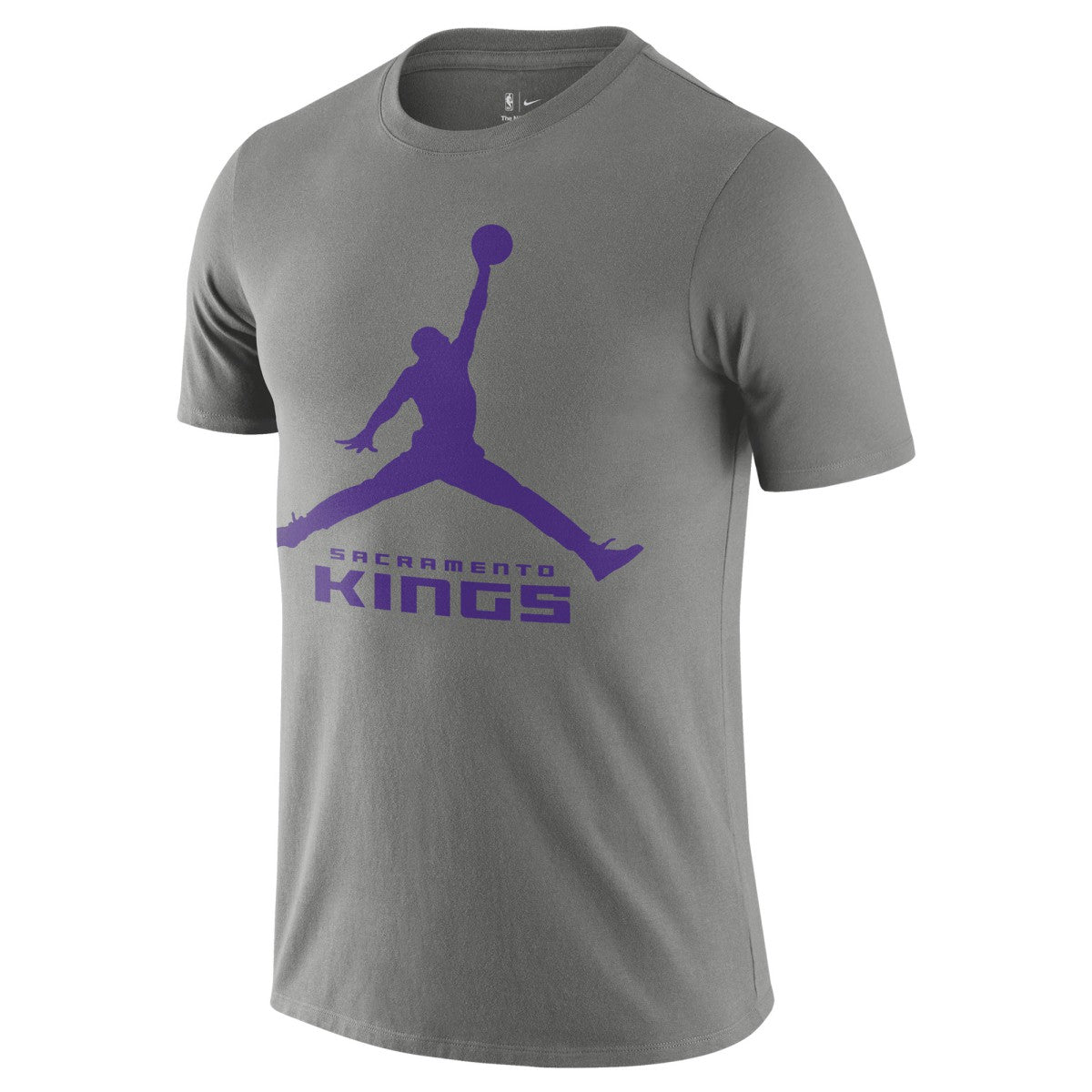 Sacramento Kings Essential Jumpman T-Shirt Gray