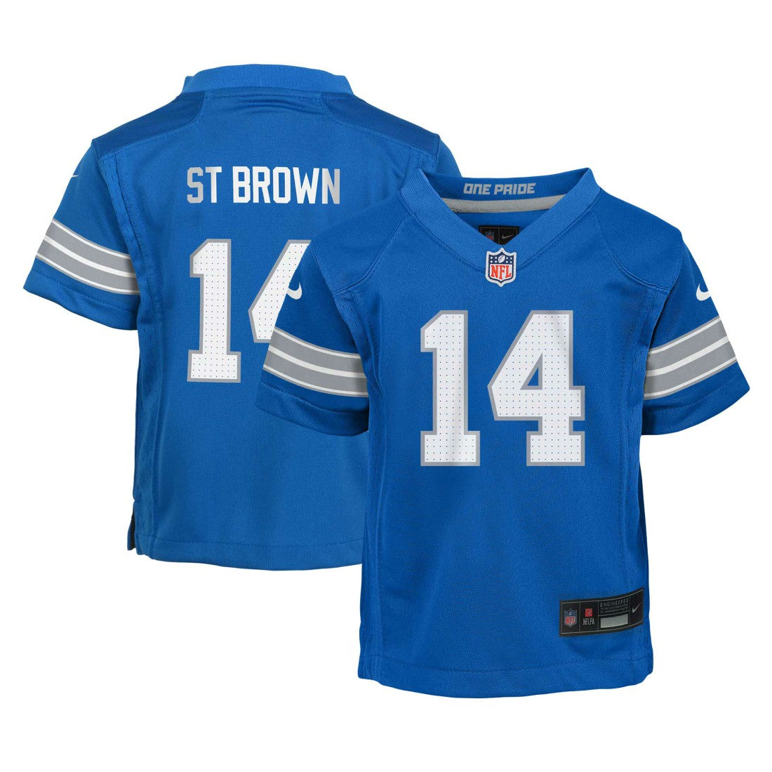 Amon-Ra St. Brown Detroit Lions Preschool Player Game Jersey Blue