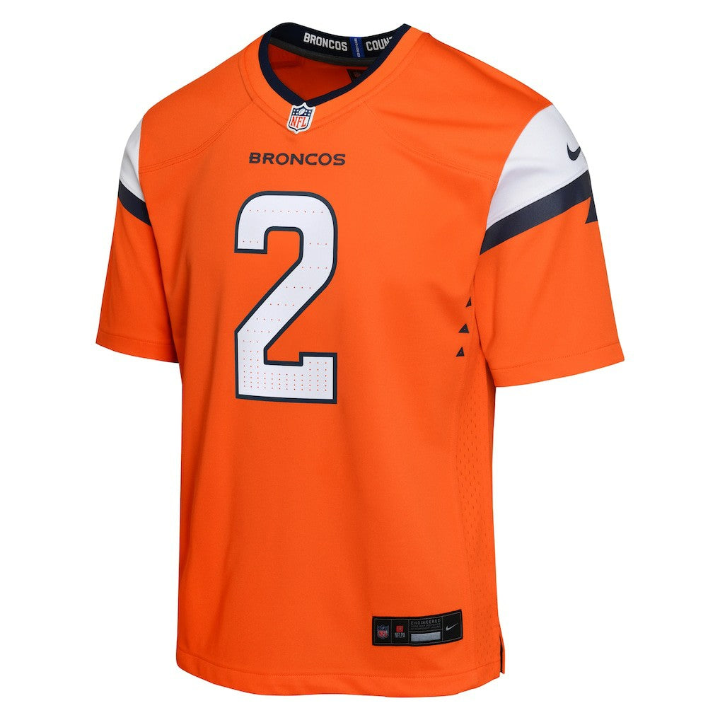 Patrick Surtain II Denver Broncos Youth Game Jersey Orange