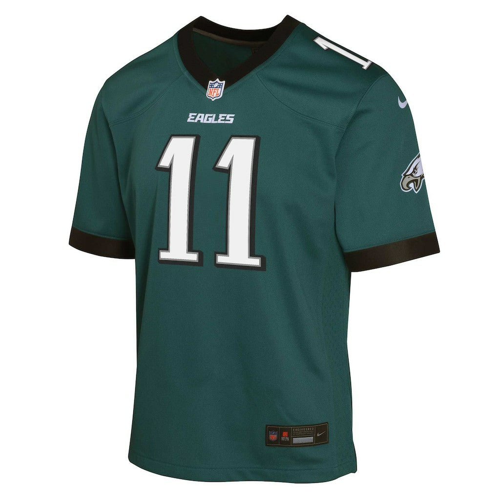 A.J. Brown Philadelphia Eagles Youth Game Jersey Green