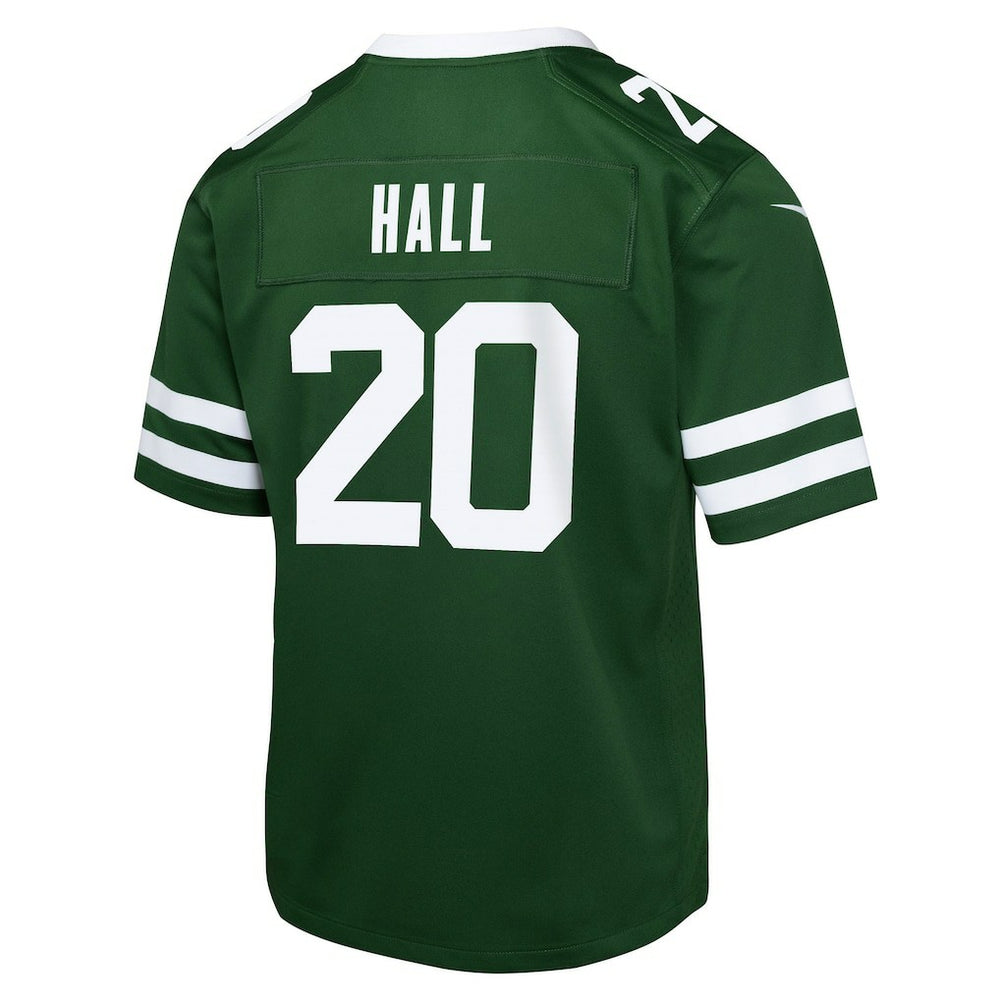 Breece Hall New York Jets Youth Game Jersey Green