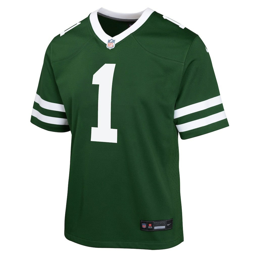 Ahmad Sauce Gardner New York Jets Youth Game Jersey Green