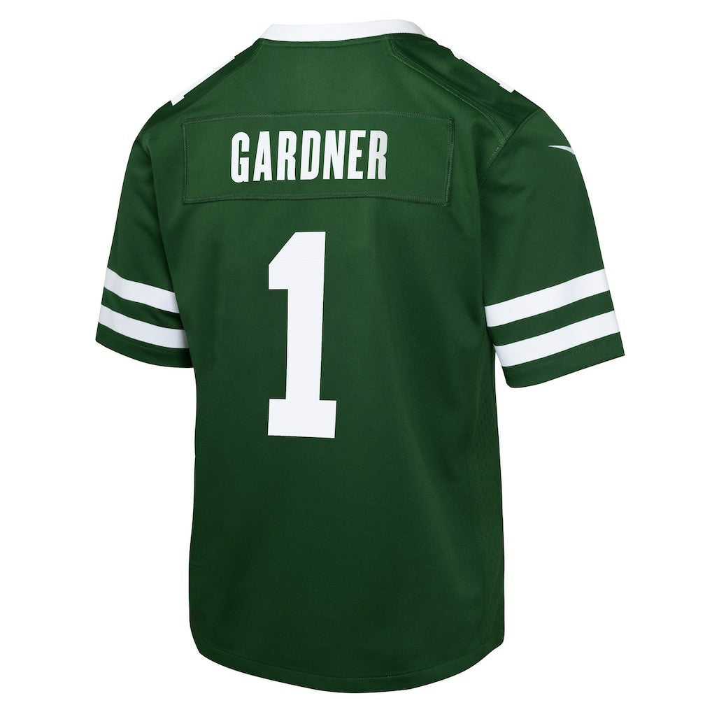 Ahmad Sauce Gardner New York Jets Youth Game Jersey Green