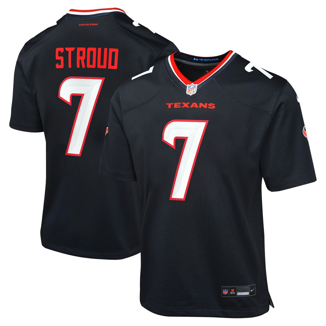 C.J. Stroud Houston Texans Youth Game Jersey Navy