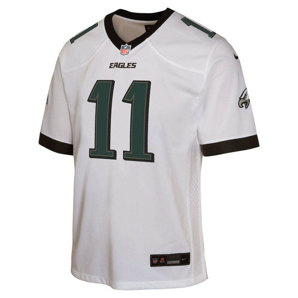 A.J. Brown Philadelphia Eagles Youth Game Jersey White