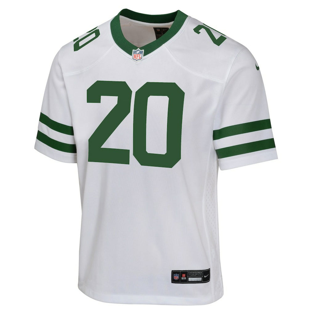 Breece Hall New York Jets Youth Game Jersey White