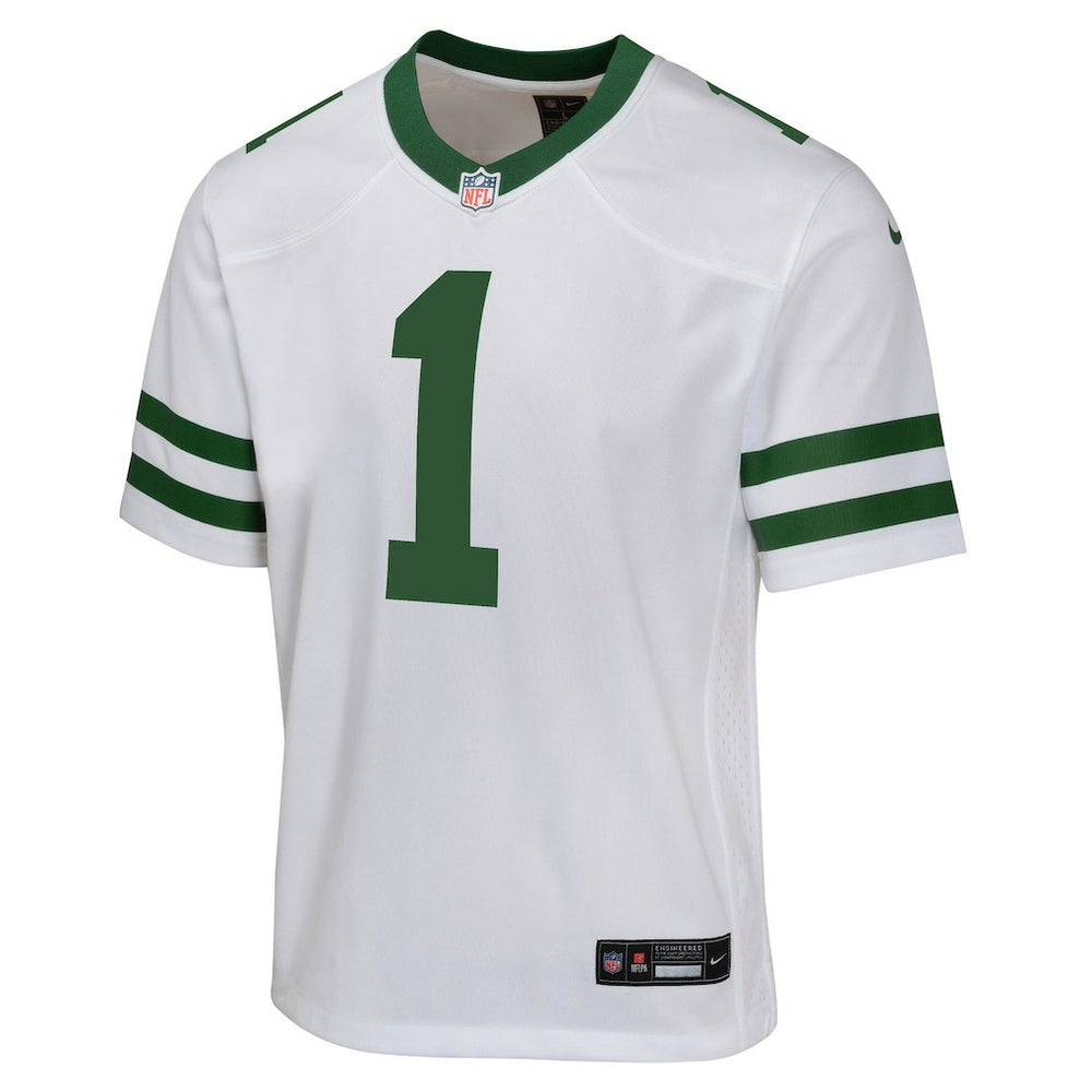 Ahmad Sauce Gardner New York Jets Youth Game Jersey White