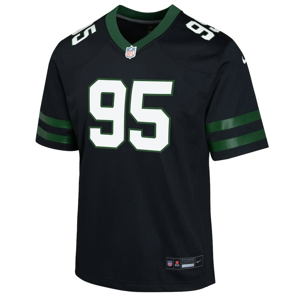 Quinnen Williams New York Jets Youth Game Jersey Black