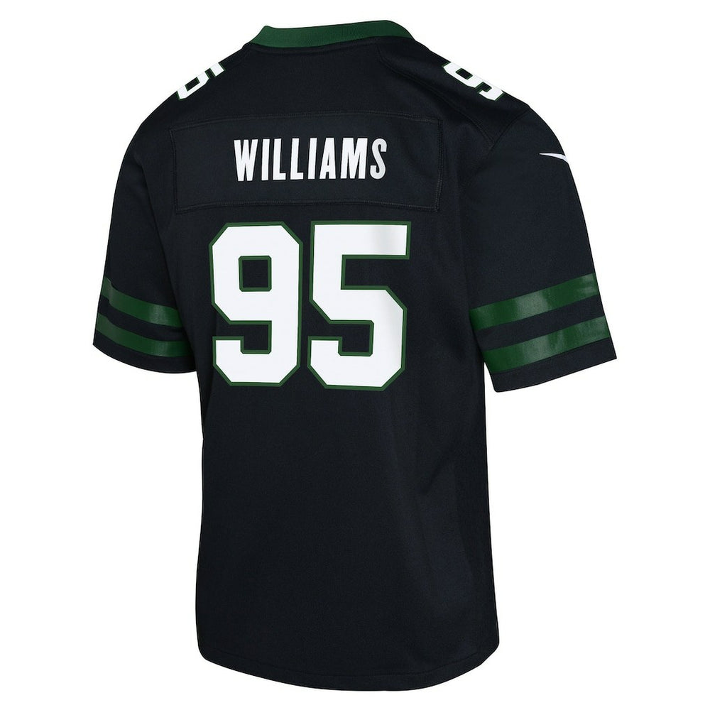 Quinnen Williams New York Jets Youth Game Jersey Black