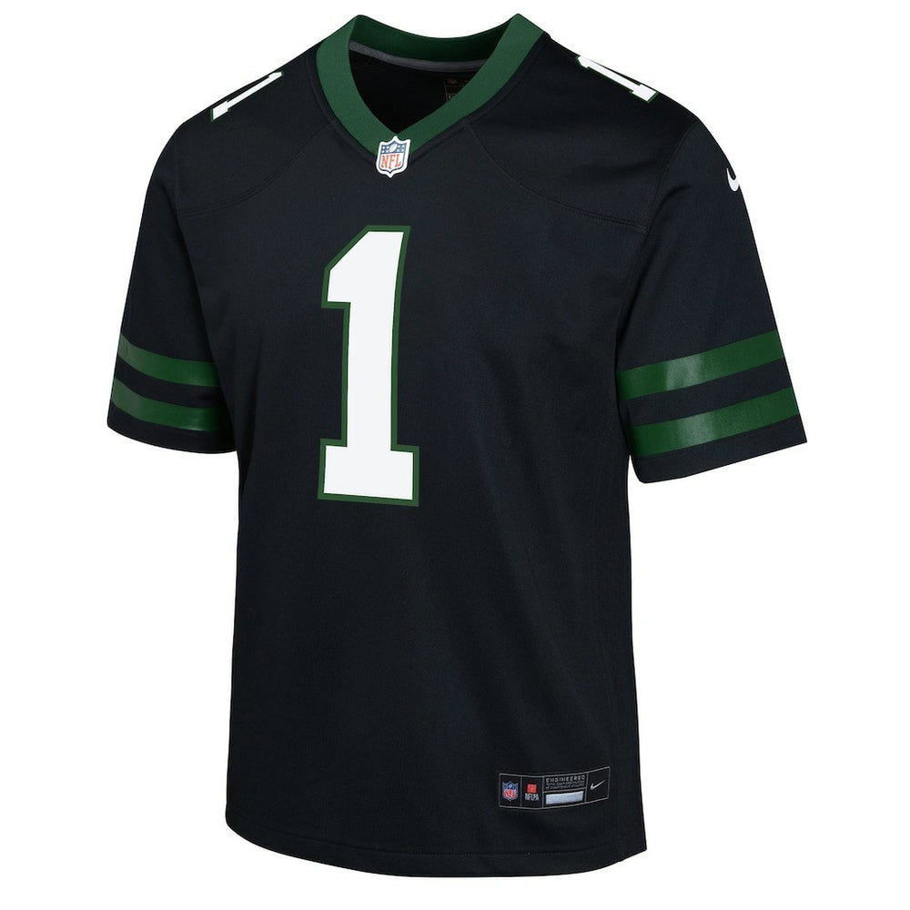 Ahmad Sauce Gardner New York Jets Youth Game Jersey Black