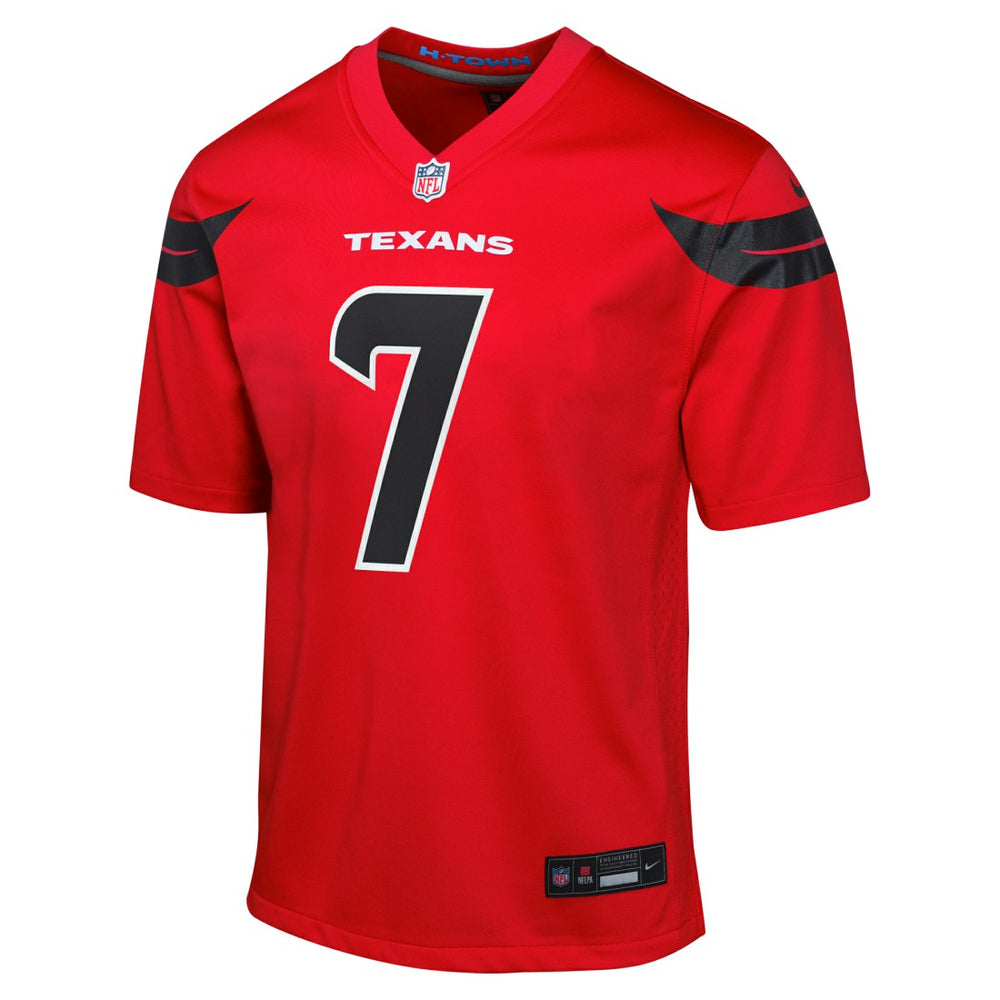 C.J. Stroud Houston Texans Youth Game Jersey Red