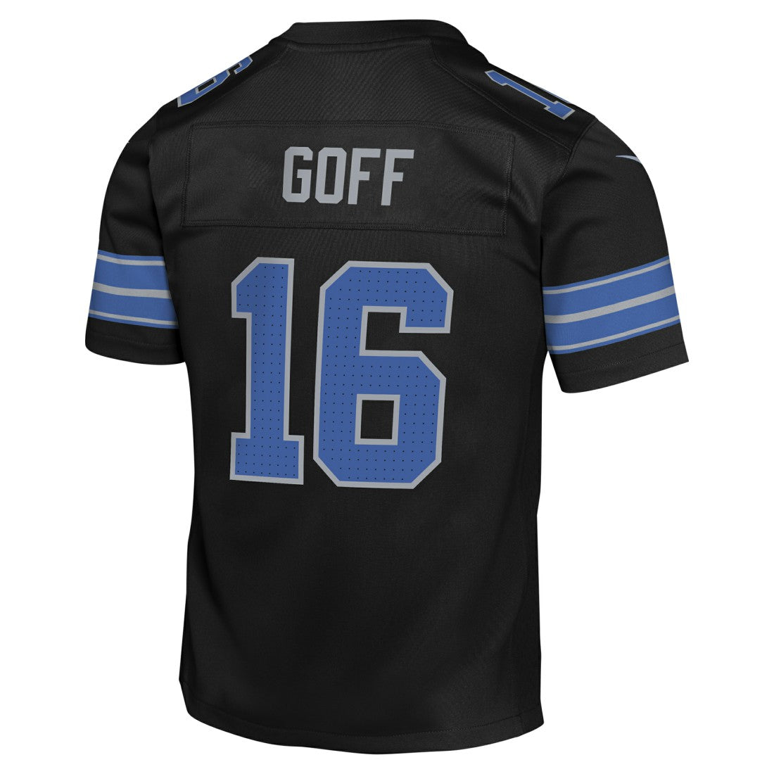 Jared Goff Detroit Lions Youth Game Jersey Black