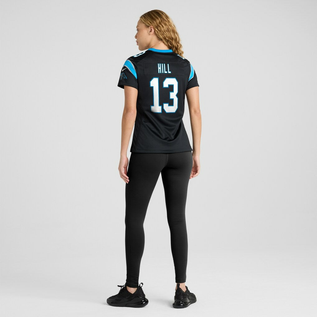 Troy Hill Carolina Panthers Women's Team Game Jersey Black