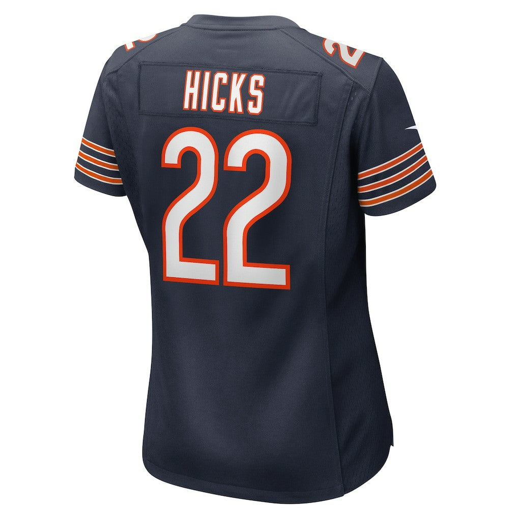 Elijah Hicks Chicago Bears Women's Team Game Jersey Navy