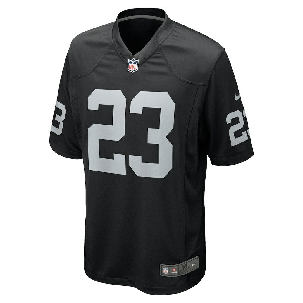 David Long Jr. Las Vegas Raiders Team Game Jersey Black