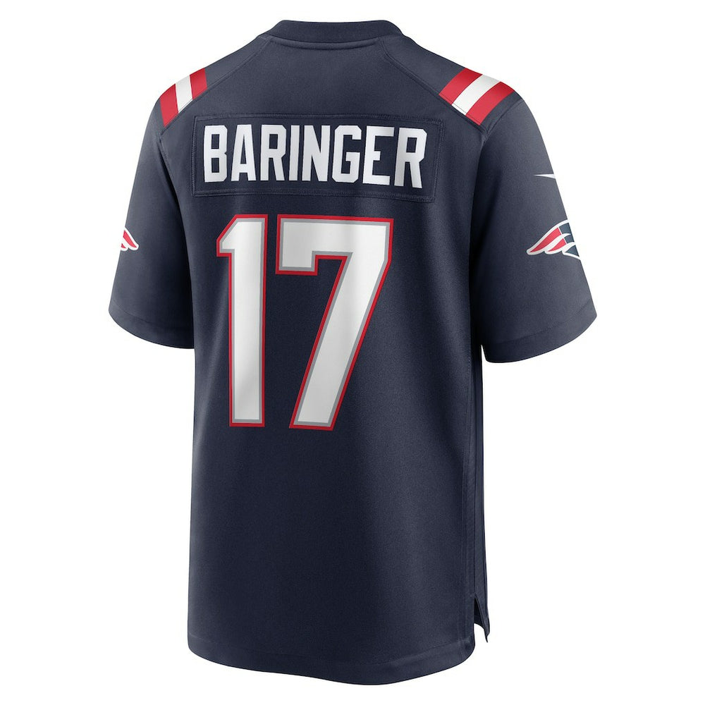 NFL Bryce Baringer New England Patriots Team Game Jersey - Navy