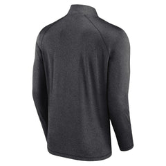 Chicago White Sox Profile Big & Tall Raglan Quarter-Zip Top - Black Tops