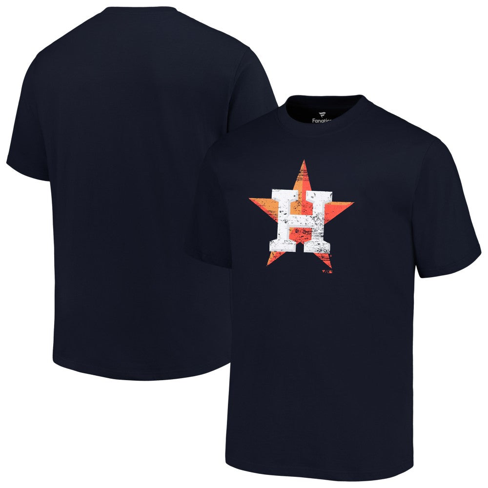 Houston Astros Profile Big & Tall Primary Logo T-Shirt - Navy T-shirts