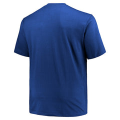 Chicago Cubs Profile Big & Tall Primary Logo T-Shirt - Royal T-shirts