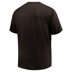 San Diego Padres Profile Big & Tall Primary Logo T-Shirt - Brown T-shirts