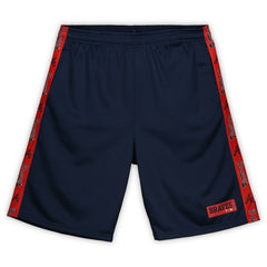 Atlanta Braves Profile Big & Tall Fleece Shorts - Navy Shorts