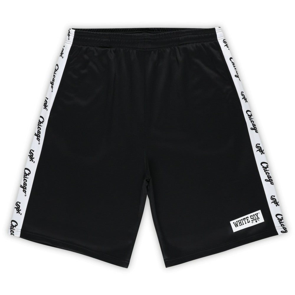 Chicago White Sox Profile Big & Tall Fleece Shorts - Black Shorts