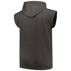 St. Louis Cardinals Profile Big & Tall Muscle Sleeveless Pullover Hoodie - Heather Charcoal Hoodies