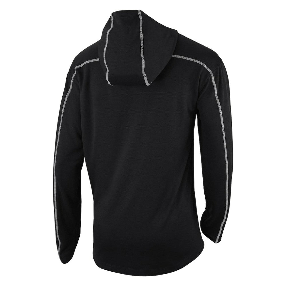 NHL Boston Bruins Columbia Omni-Wick Shotgun Long Sleeve Hoodie T-Shirt - Black