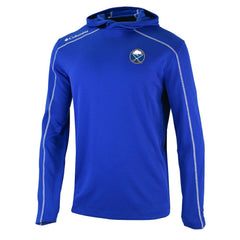 NHL Buffalo Sabres Columbia Omni-Wick Shotgun Long Sleeve Hoodie T-Shirt - Blue