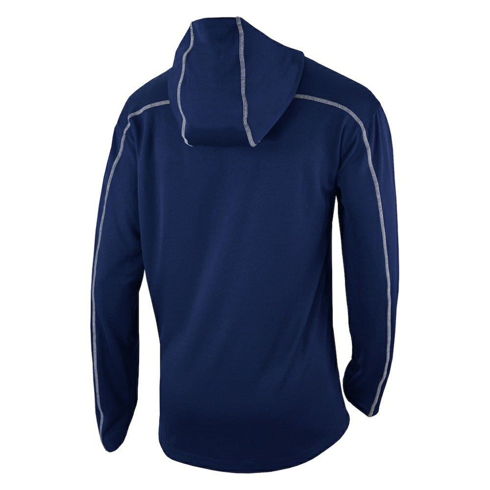 NHL Columbus Blue Jackets Columbia Omni-Wick Shotgun Long Sleeve Hoodie T-Shirt - Navy